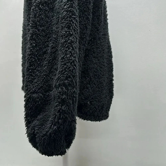 Lululemon Warmth Restore Sherpa Pullover Teddy Bear Jacket Black Size XS Small - Picture 10 of 14